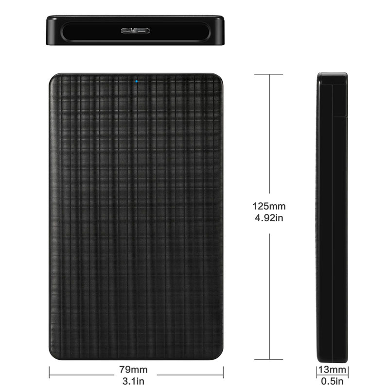 2.5 inch SATA hard disk box usb3.0 mobile hard disk box SSD slide installation mesh texture mobile hard disk box