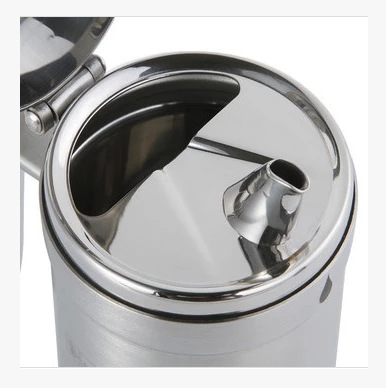 304 Stainless Steel Oil Pot Kitchen Supplies Sesame Oil Bottled Oil Tank Household Oil Drum Dust-proof Leak-proof Oil Bottle