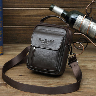 Little Dolly Men's Mobile Phone Waist Bag 5.5 "Belt Phone Bag 6" Leather Mini Crossbody Shoulder Bag