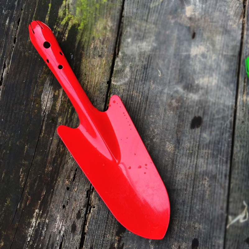 Small Shovel Family Balcony Vegetable Planting Flower Thick Iron Shovel conjoined iron handle gardening tools