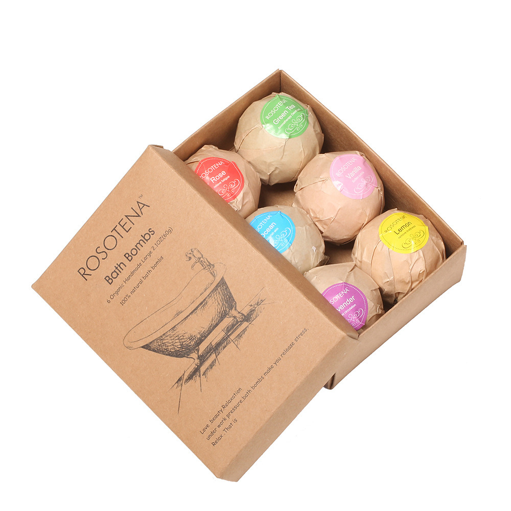 ROSOTENA 60g explosion bath salt ball aromatic bath salt bubble ball bath fizzer bath ball