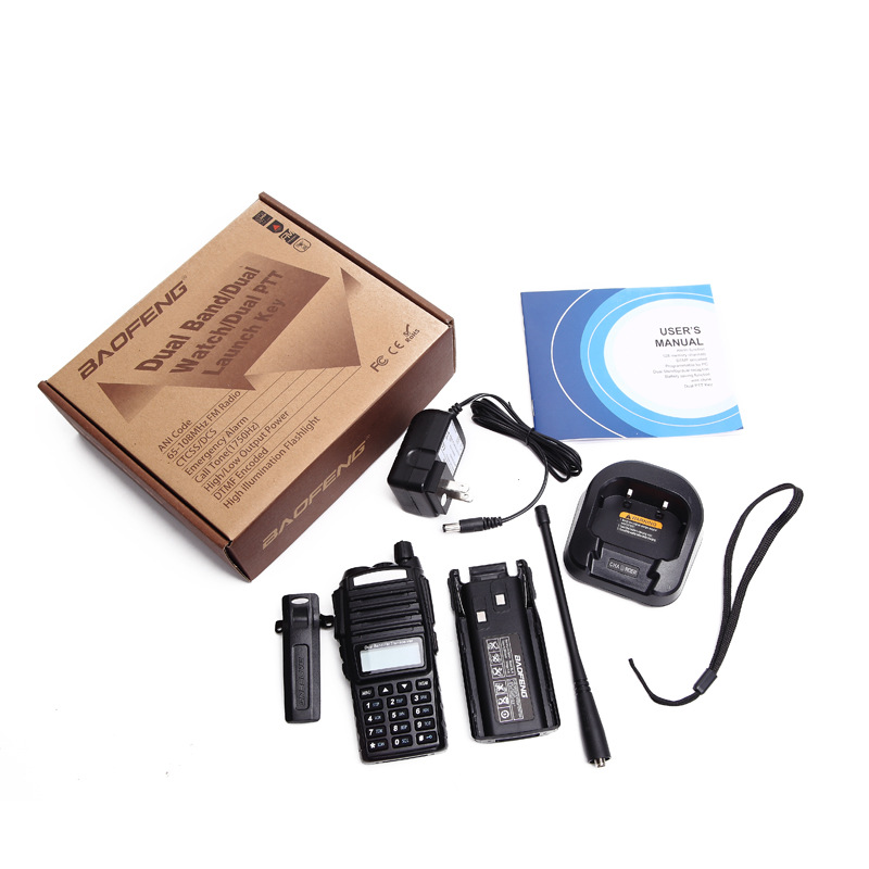 Baofeng BF-UV82 walkie-talkie baofeng 5R upgraded dual-stage dual-guard dual-launch key factory wholesale direct sales