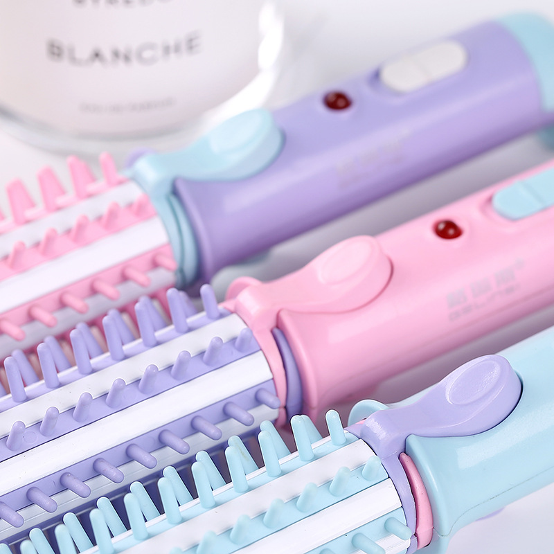 Korean-style mini curling iron 2-in -1 ceramic curling iron straight curling dual-purpose bangs inner buckle plywood