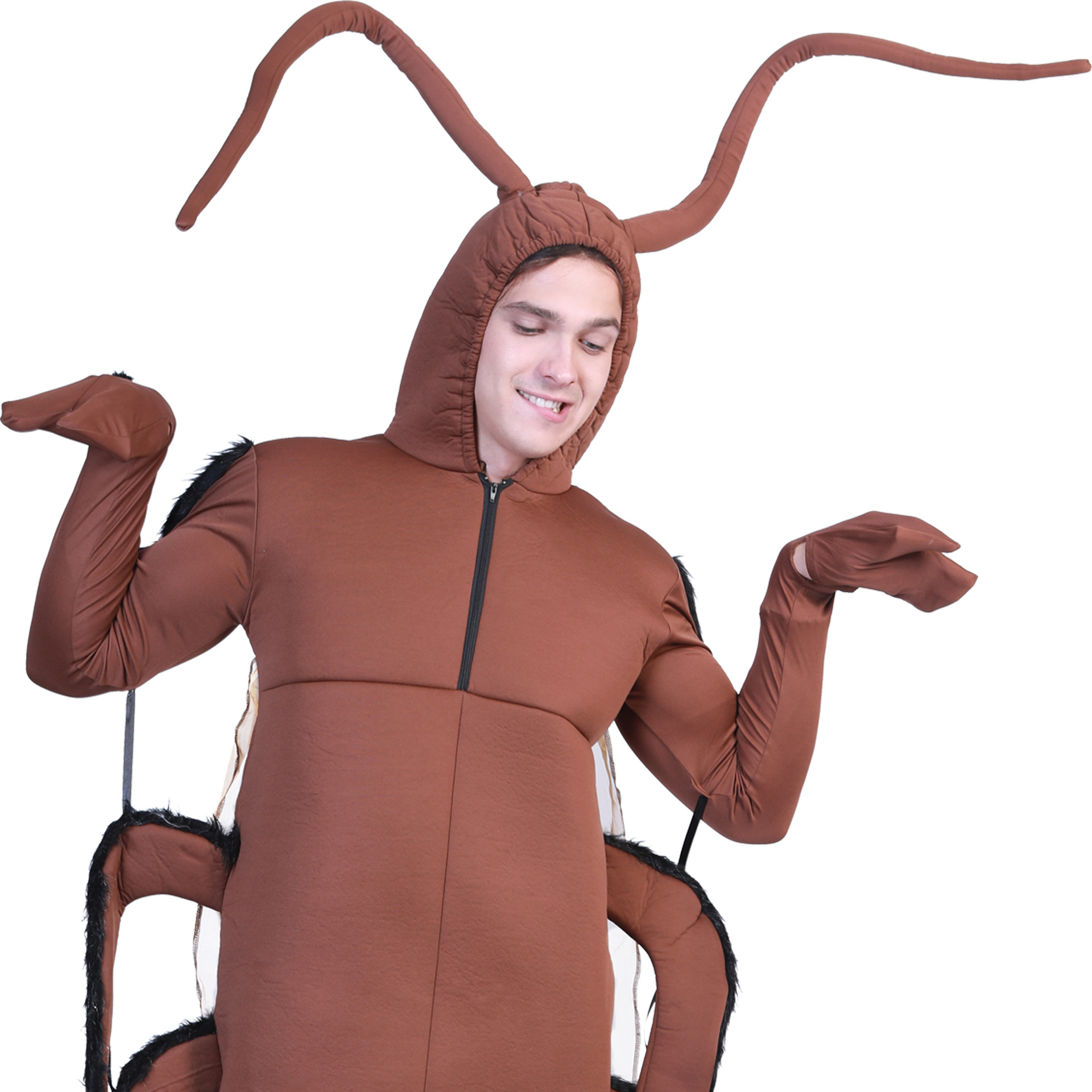 Factory spot funny party selfie animal cockroach conjoined costume Halloween party props performance clothing