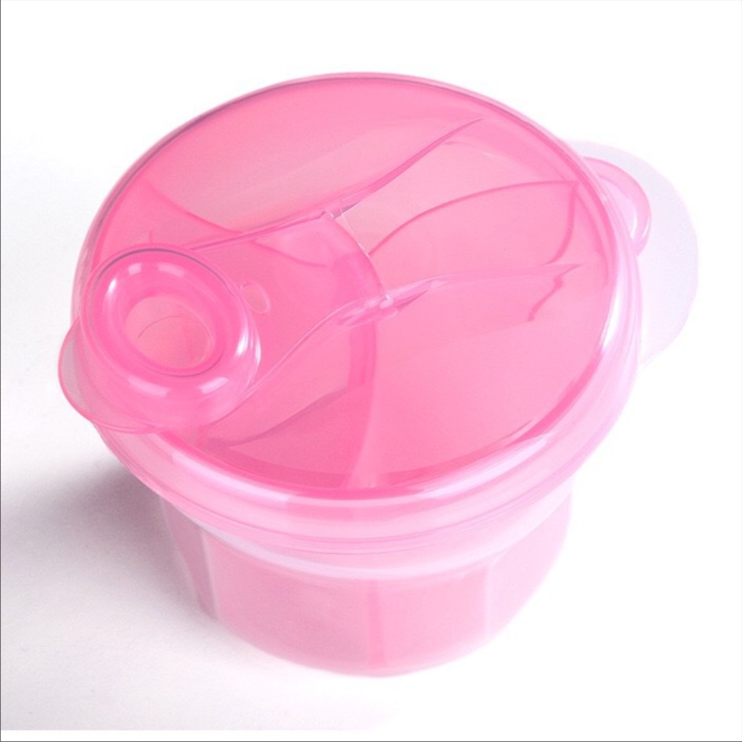 Rotating milk powder box baby milk powder box portable three-layer milk powder box storage box factory wholesale