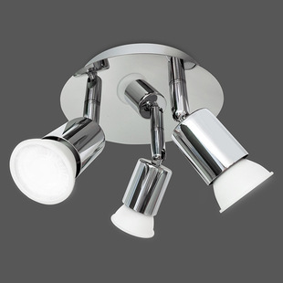 GU10 disc LED furniture Hotel background wall suction top spotlights GU10 ceiling spotlights porch study lights 3 heads