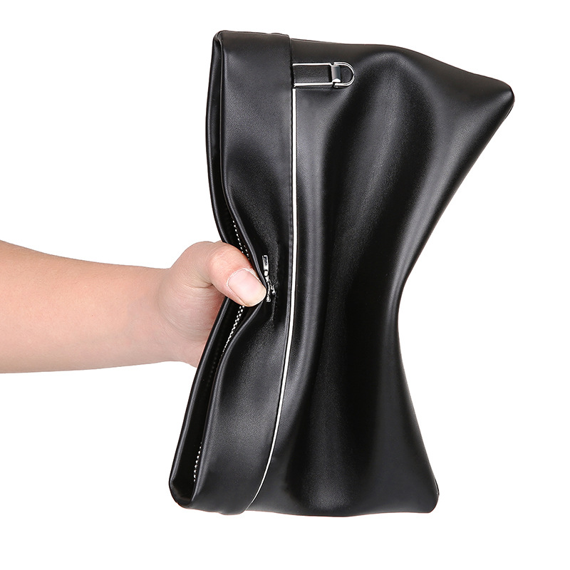 Source Factory Men's Bag Men's Handbag Men's Fashionable Clamp Bag Men's Clutch Bag Large Capacity Business Envelope Bag