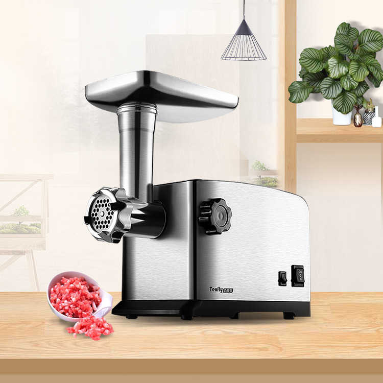 Tenfly meat grinder household commercial electric stainless steel multifunctional automatic cutting vegetables minced meat sausage GS8