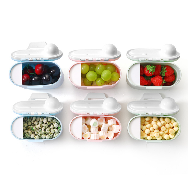 Baby Milk Powder Packing Box Baby Outgoing Portable Supplementary Food Storage Box Rice Noodle Snack Sealed Can Cartoon Milk Powder Box