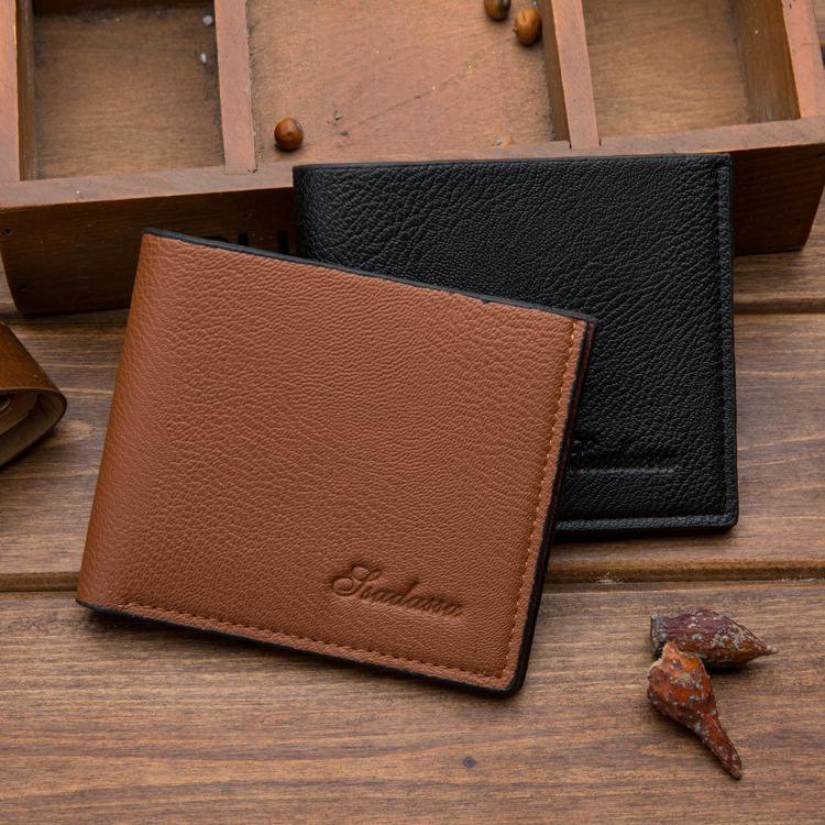 2019 New pu multi card short men's wallet change hand bag Yiwu foreign trade supply a generation of hair