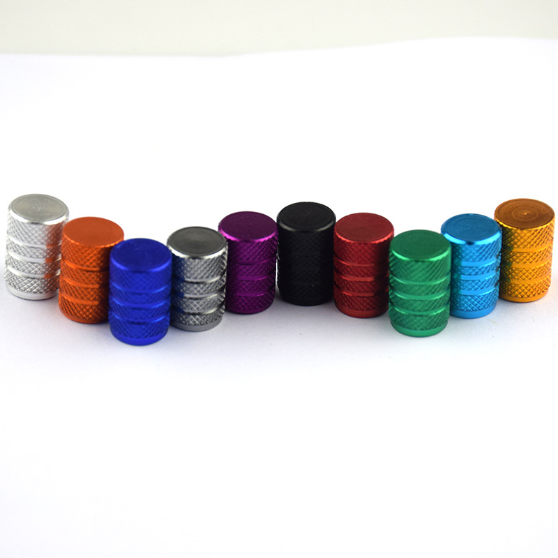 Aluminum alloy color American air nozzle cap car tire valve cap car dust cap