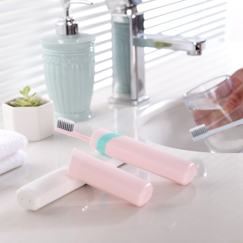 ETRAVEL portable toothbrush box PP toothbrush storage box travel creative advertising gift stationery box simple