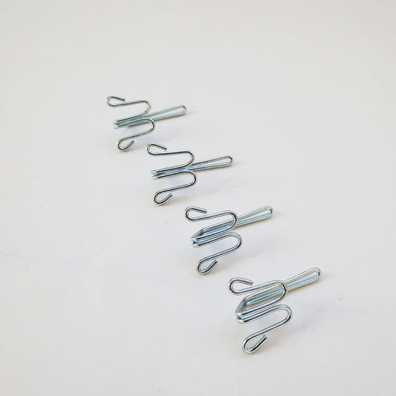 Botou Yongchuang Spring Manufacturing Co., Ltd. Curtain Hook Double Wire Hook Curtain Hook Metal Hook Iron Hook