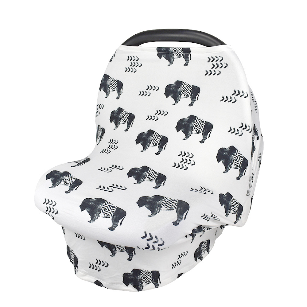Amazon Breastfeeding Towel Multifunctional Seat Sunshade Cover 7 Color Windshield Cover Baby Push Car Cover Breast Cover Towel