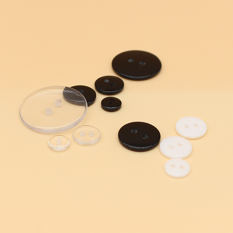 Factory direct supply spot wholesale internal buckle internal buckle double-sided bread buckle maternity adjustment two-eye two-eye resin buckle