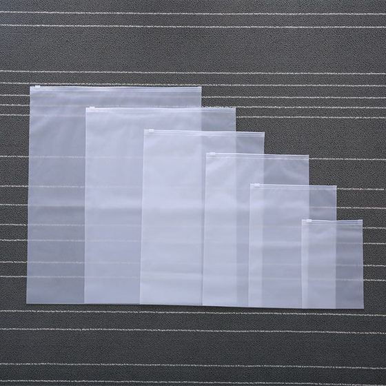 Spot cpe frosted zipper bag garment packaging bag printed self-sealing bag zipper bag clothes storage sealed bag