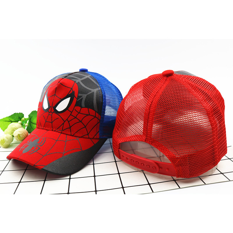 Spring and summer children's hat cross-border children's baseball cap foreign trade Girl cap boy Spider Man hat sunscreen