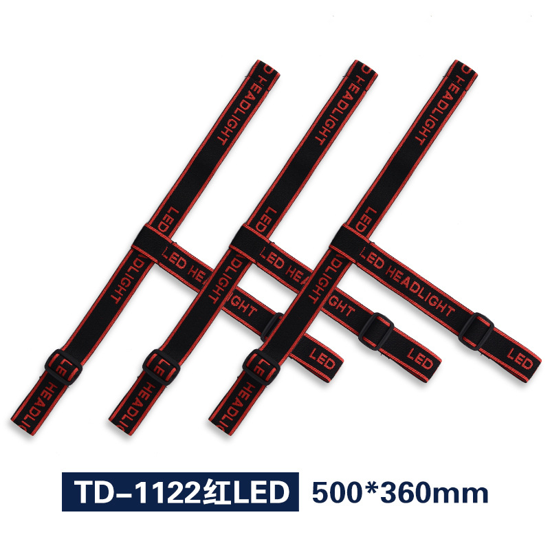 LED headlamp Webbing factory wholesale jacquard elastic webbing non-slip headlamp belt high elastic elastic headlamp belt