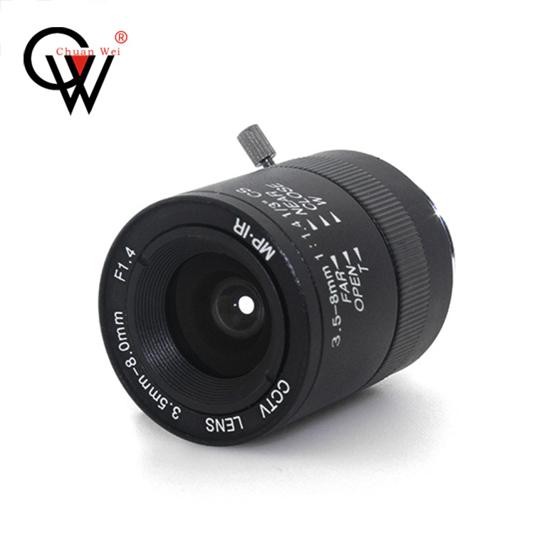 3.5-8mm manual aperture LENS zoom LENS Chuangwei video LENS camera LENS CW LENS