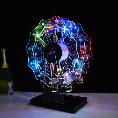 Ferris wheel Cup Holder LED luminous charging bullet cup holder cocktail cup holder 12 hole Hot Wheel Ferris wheel cup holder