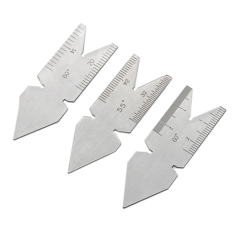 Center Gauge Center Gauge Metric 60 Deg Center Angle Template US Standard Thread Gauge 55 Deg