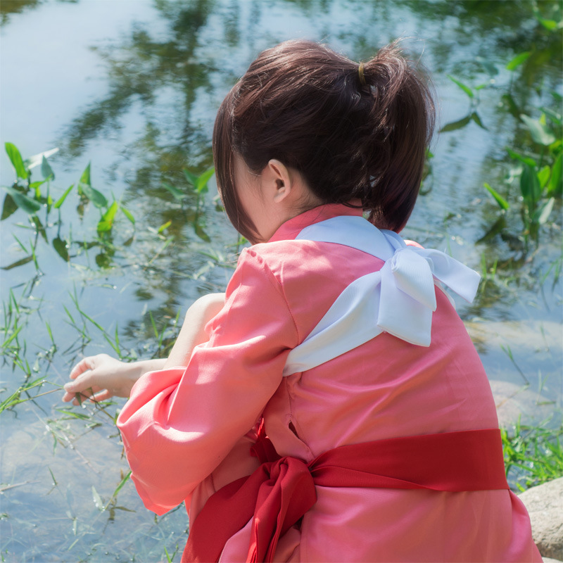 一件代发千寻套装荻野演出cosplay服装小千衣服套装速卖通舞台服