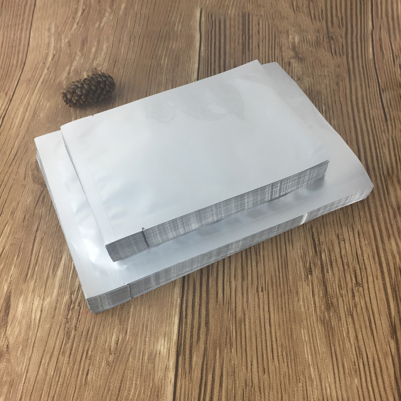 In stock three-side seal aluminum foil vacuum bag pure aluminum foil bag aluminum foil flat pocket plastic bag universal mask bag