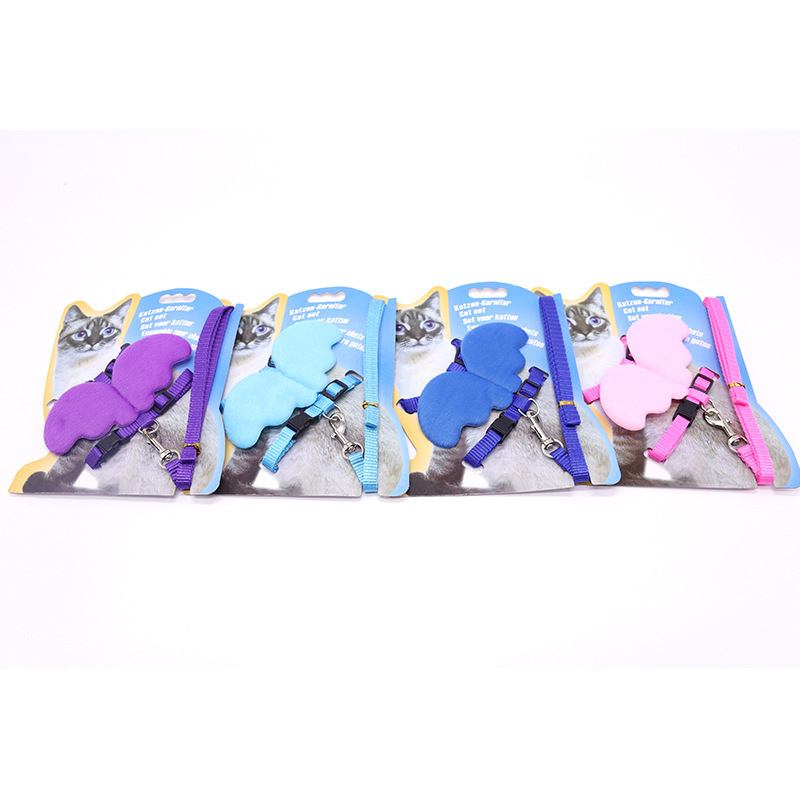 Pet supplies factory new pet traction belt I-shaped Angel chest back wings traction rope dog chain