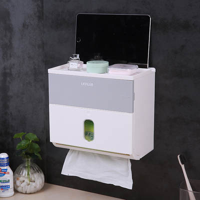 Hand paper box toilet tissue box non-perforated roll paper tube pumping paper toilet paper box toilet paper rack