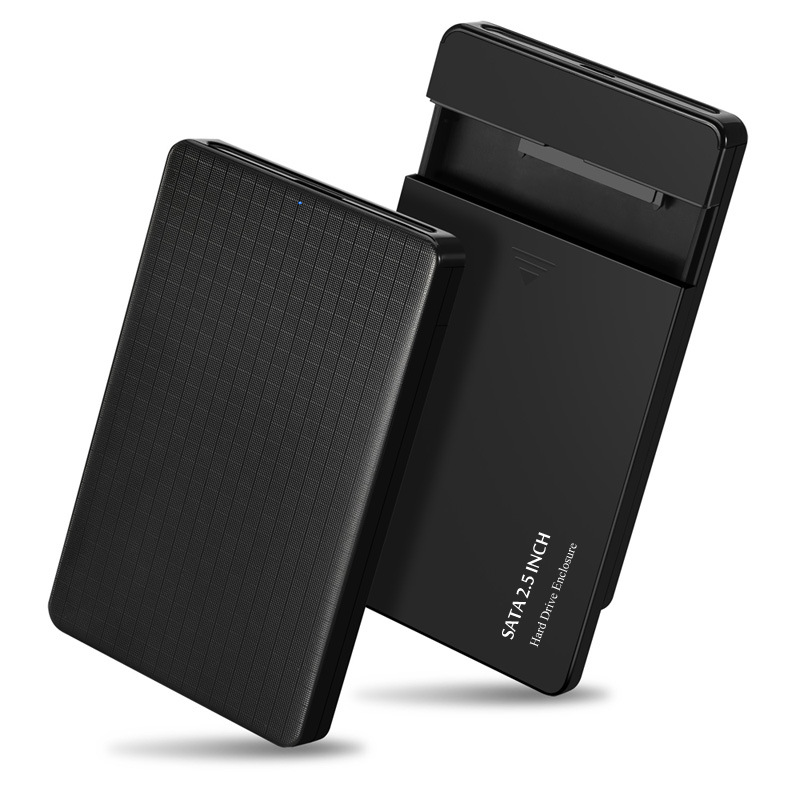 2.5 inch SATA hard disk box usb3.0 mobile hard disk box SSD slide installation mesh texture mobile hard disk box