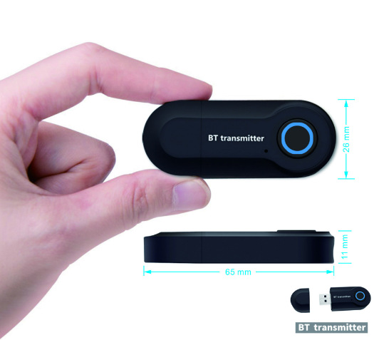 Bluetooth transmitter desktop computer TV audio to wireless mini 3.5mm stereo adapter 4.0 drive-free