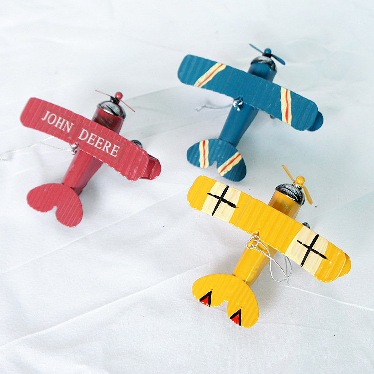 Special Handmade Factory Direct Batch Metal Glider Hanging Ornaments Small Plane Model Multicolor Optional 1737