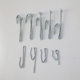 Botou Yongchuang Spring Manufacturing Co., Ltd. Curtain Hook Double Wire Hook Curtain Hook Metal Hook Iron Hook