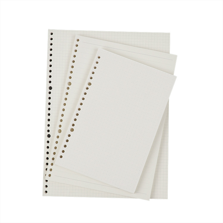 2066A4B5 notebook core loose-leaf book inner page core net grid time plan Hand Book 20 holes 26 holes