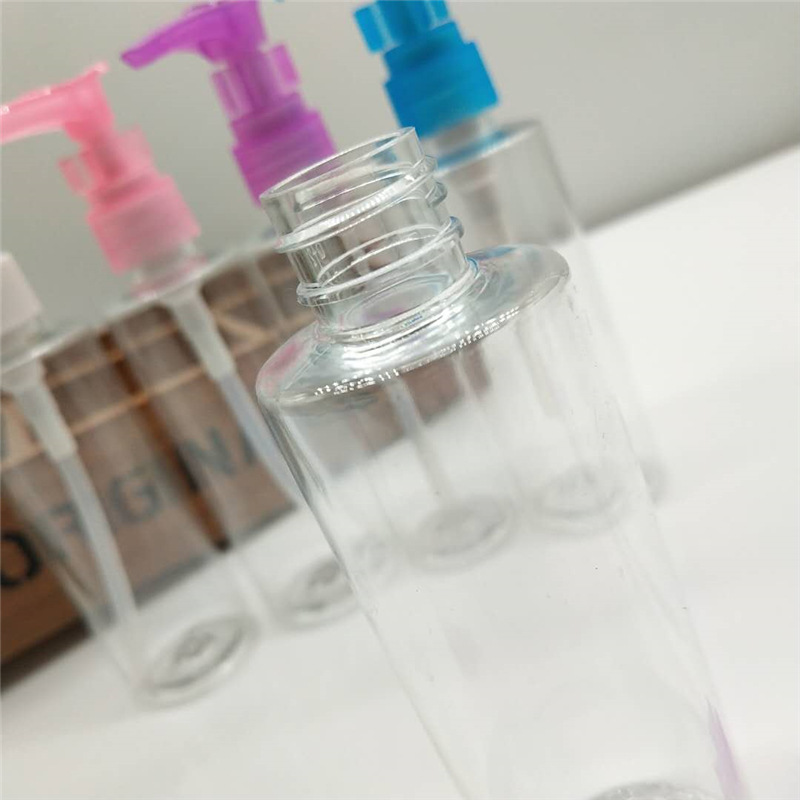 Spot pet 50 60 80ml 100ml press sub-bottling duckbill emulsion plastic bottles travel bottling