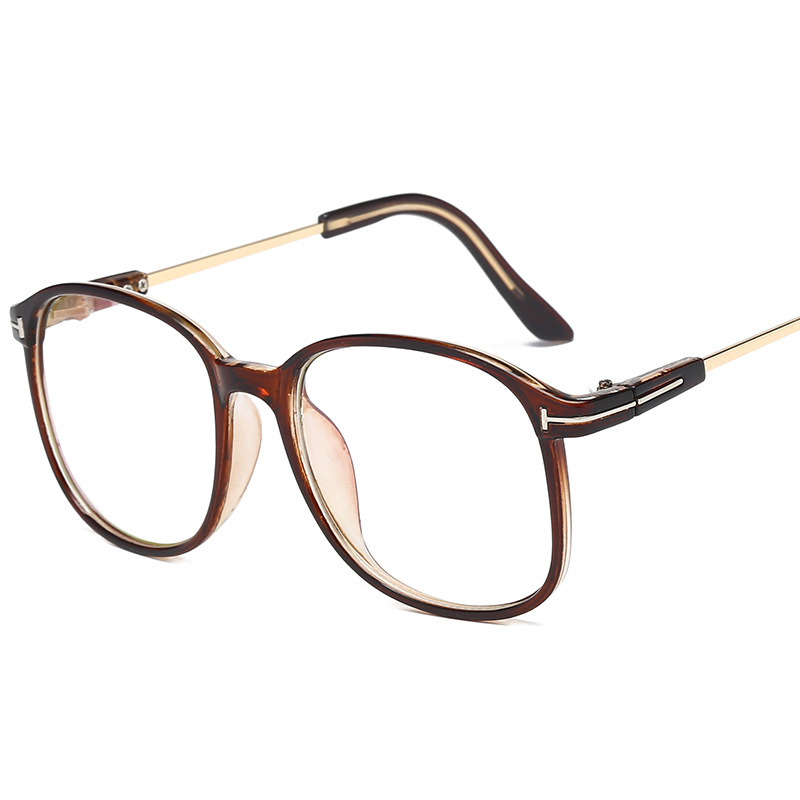 New transparent finished myopia glasses 100-600 degrees for men and women retro transparent frame myopia glasses wholesale