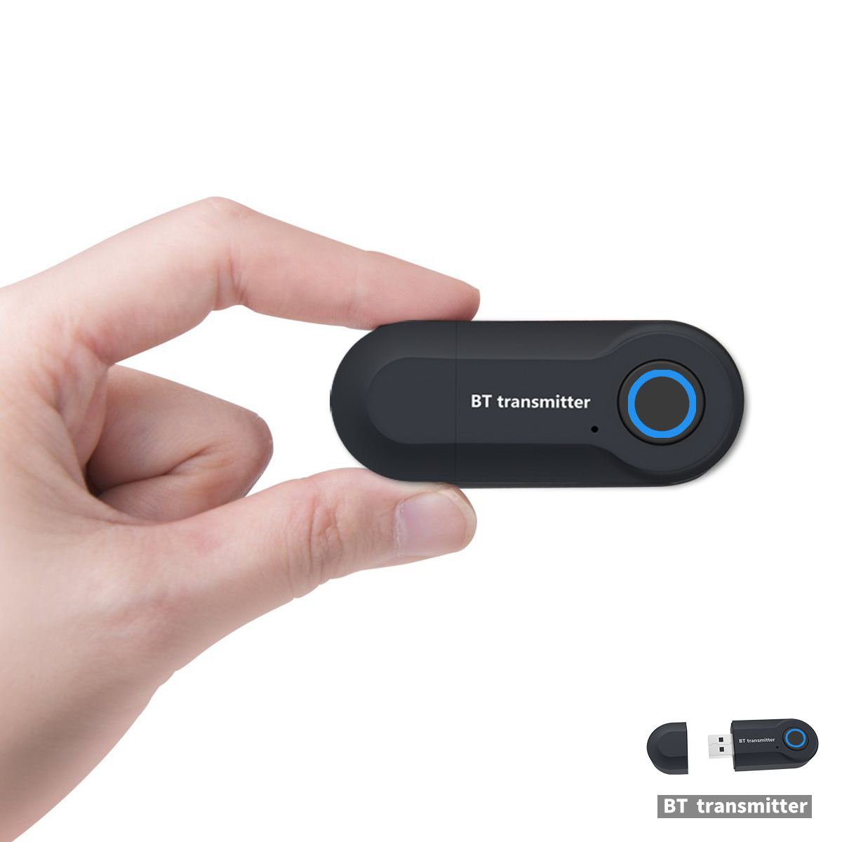 Bluetooth transmitter desktop computer TV audio to wireless mini 3.5mm stereo adapter 4.0 drive-free