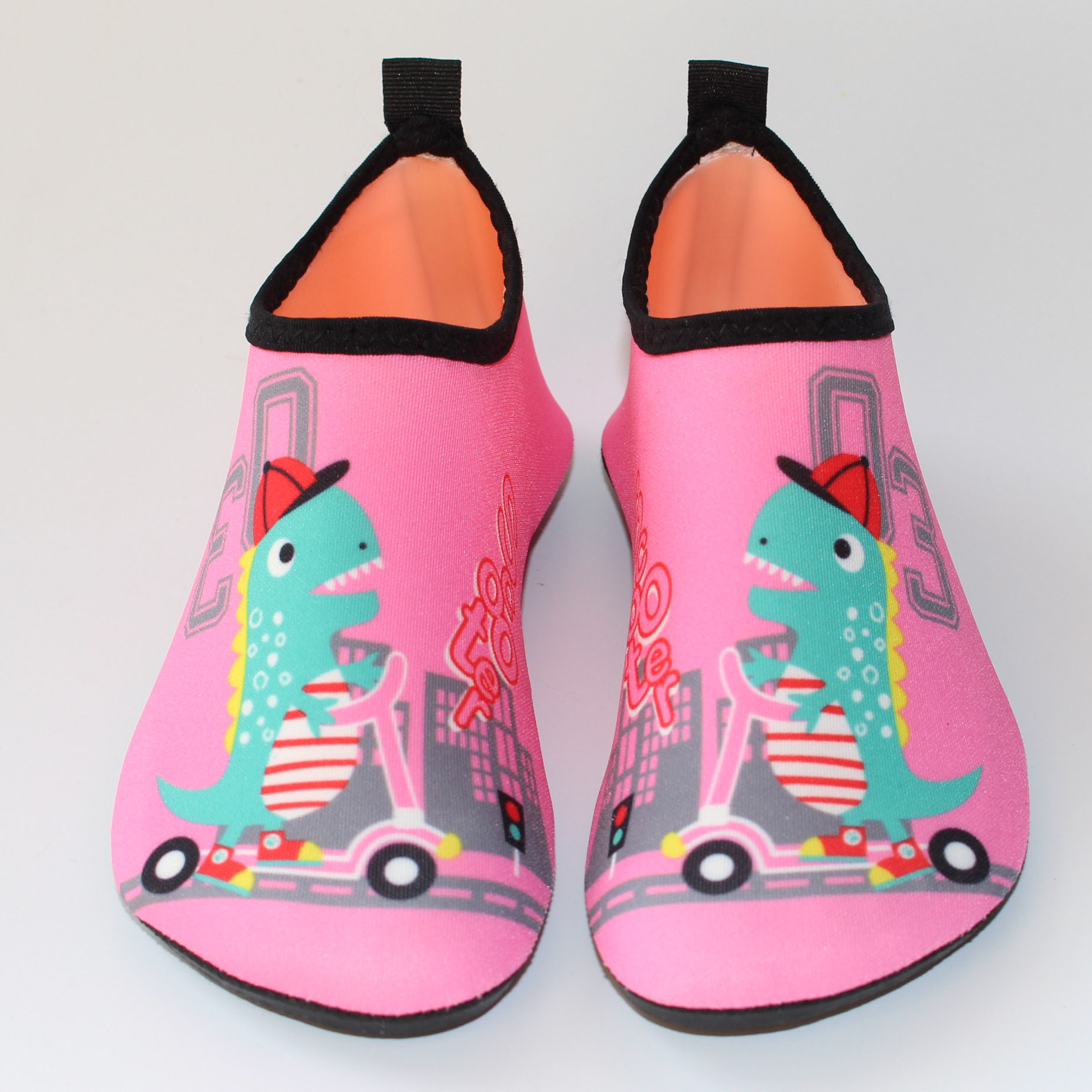 Children's beach shoes swimming snorkeling shoes soft bottom breathable upstream shoes wading red foot skin shoes diving shoes wading shoes