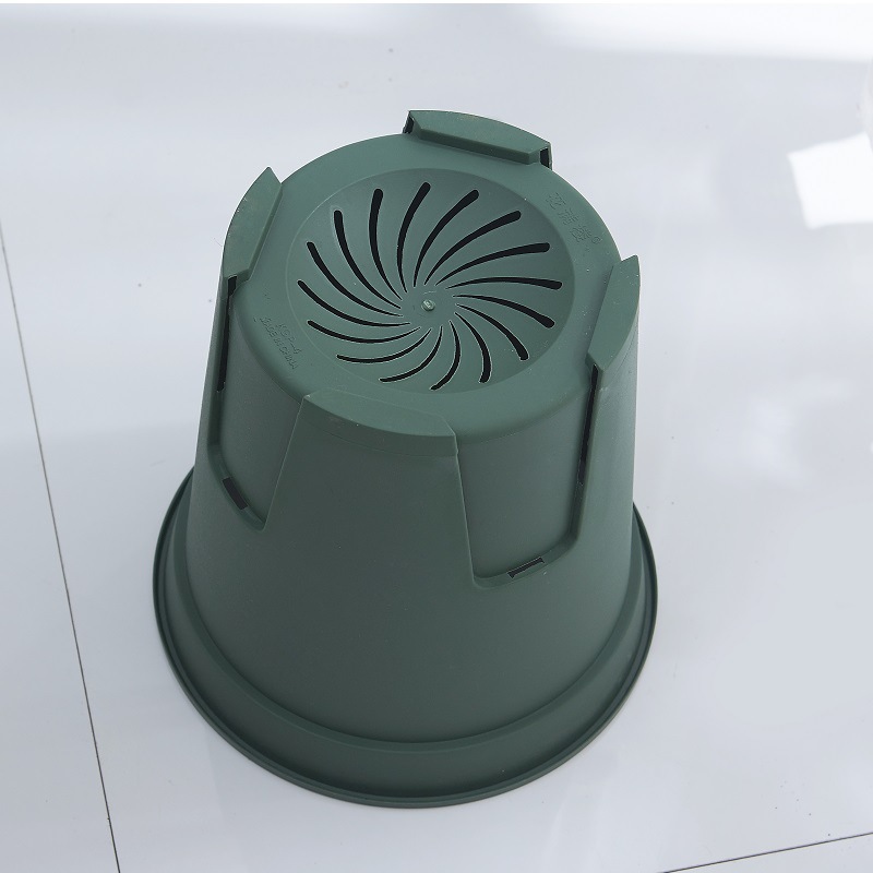 Domestic Round Castle Peak Pot Root Control Flower Pot Plastic Breathable Gallon Pot Rose Clematis Flower Pot Can Match with Pot