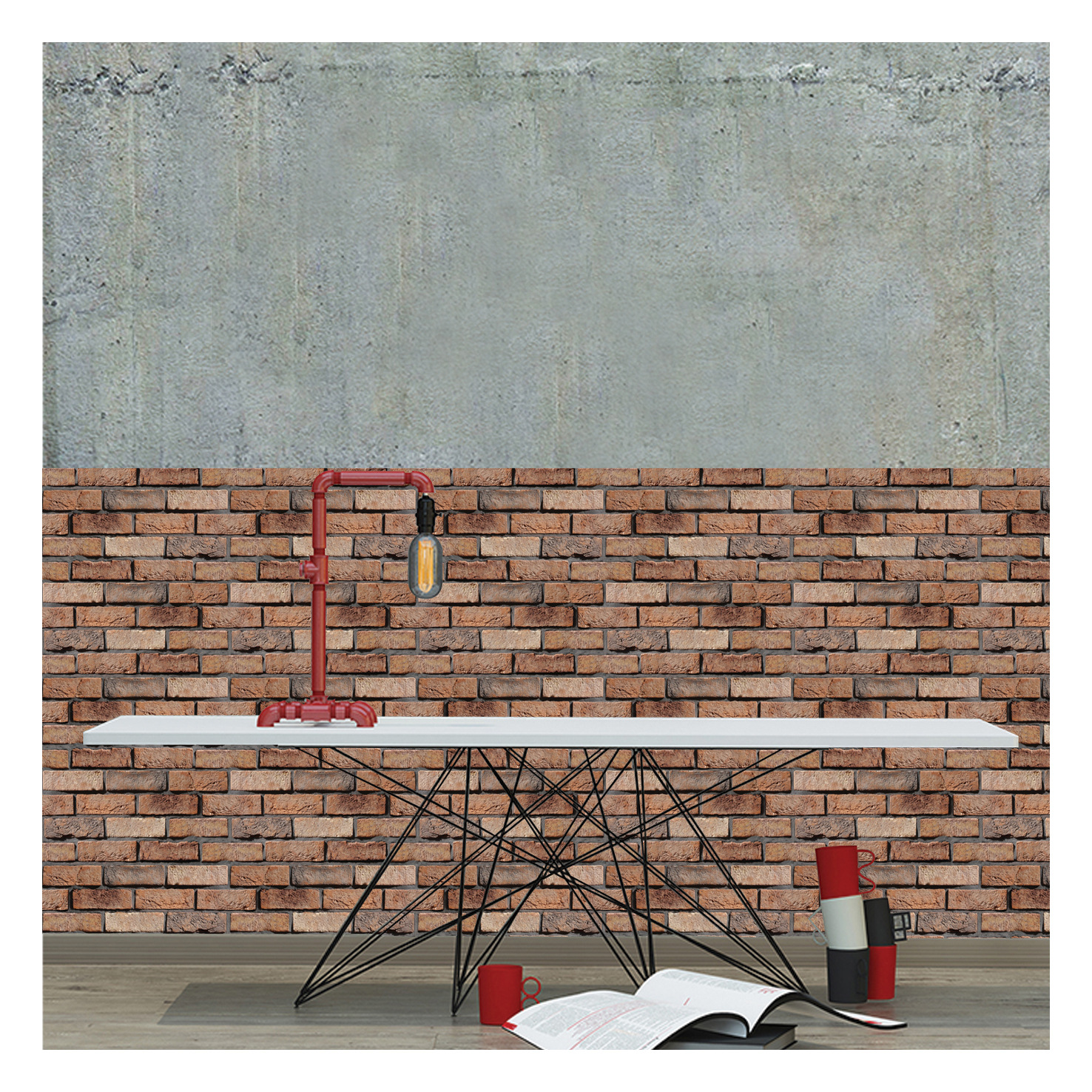 3d three-dimensional wall stickers self-adhesive wallpaper waterproof anti-collision background wall brick wallpaper soft bag living room bedroom decorative stickers