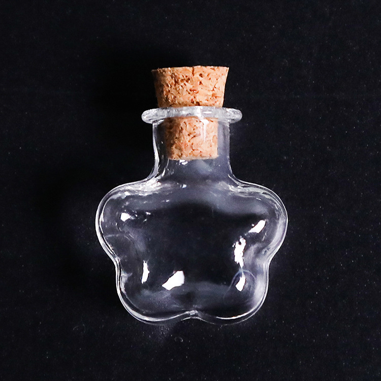 Handmade DIY creative floating bottle with Cork glass crafts glass bottle manufacturers can customize floating bottle