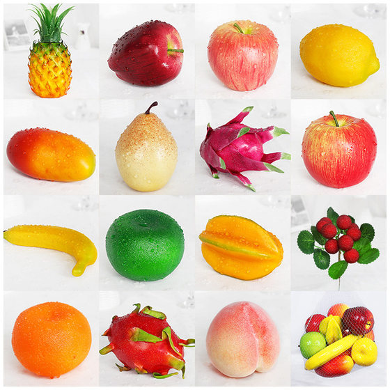 SOURCE manufacturer Mini simulation fruit grape high simulation dragon fruit decoration photography early education props wholesale