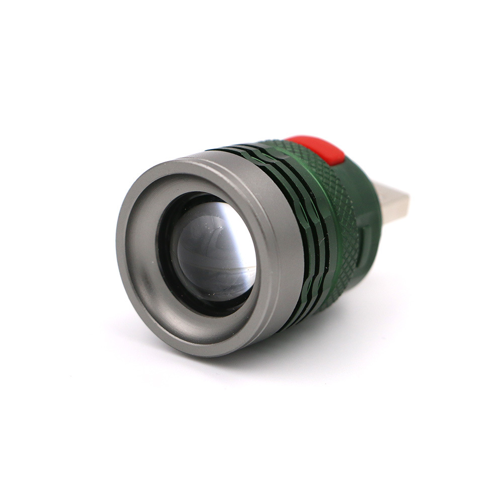 Cross-border e-commerce LED lighting USB head mini fill light aluminum alloy strong light flashlight lighting long-range