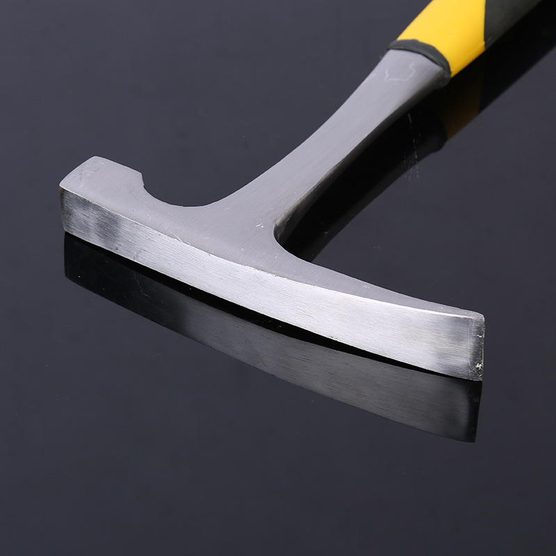 Factory Direct fiber handle geological hammer pointed high carbon steel hammer non-slip portable construction site hammer wholesale