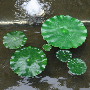 Artificial lotus leaf lotus leaf EVA floating water lotus pool fish tank pond landscape decoration performance props factory direct supply
