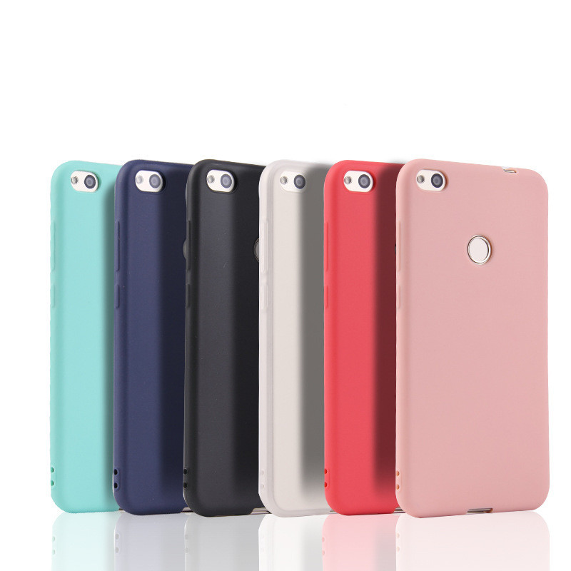 Suitable for Huawei p8lite2017 phone case candy Glory 8 Youth frosted TPU soft silicone protective case