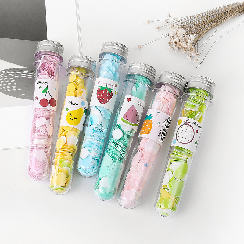 Portable Outdoor Hand Washing Soap Paper Soap Tablets Travel Bottled Hand Washing Paper Test Tube Flower Disposable Soap
