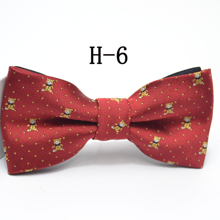 Bow tie children handsome tide treasure Korean new fashion jacquard cartoon bow tie spot wholesale sample order