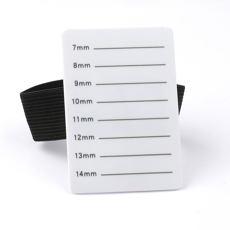 Portable White Acrylic Eyelash Board Tea Mountain Flower Blossom Board Hair Pickup Table Hand-held Grafting False Eyelash Display Board