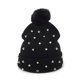 Autumn and Winter Hat European and American Punk Rivet Autumn and Winter Knitted Hat Women's Wool Hat Warm Pullover Hat